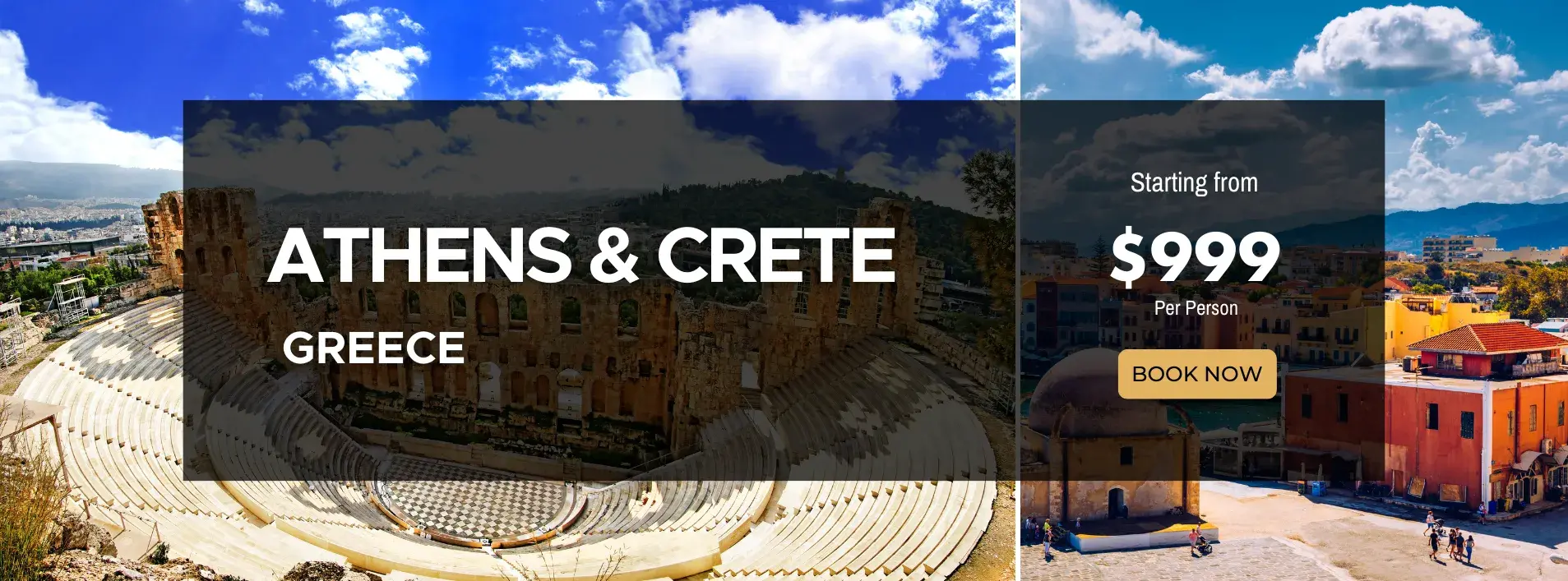 Athens & Island of Crete W/Air