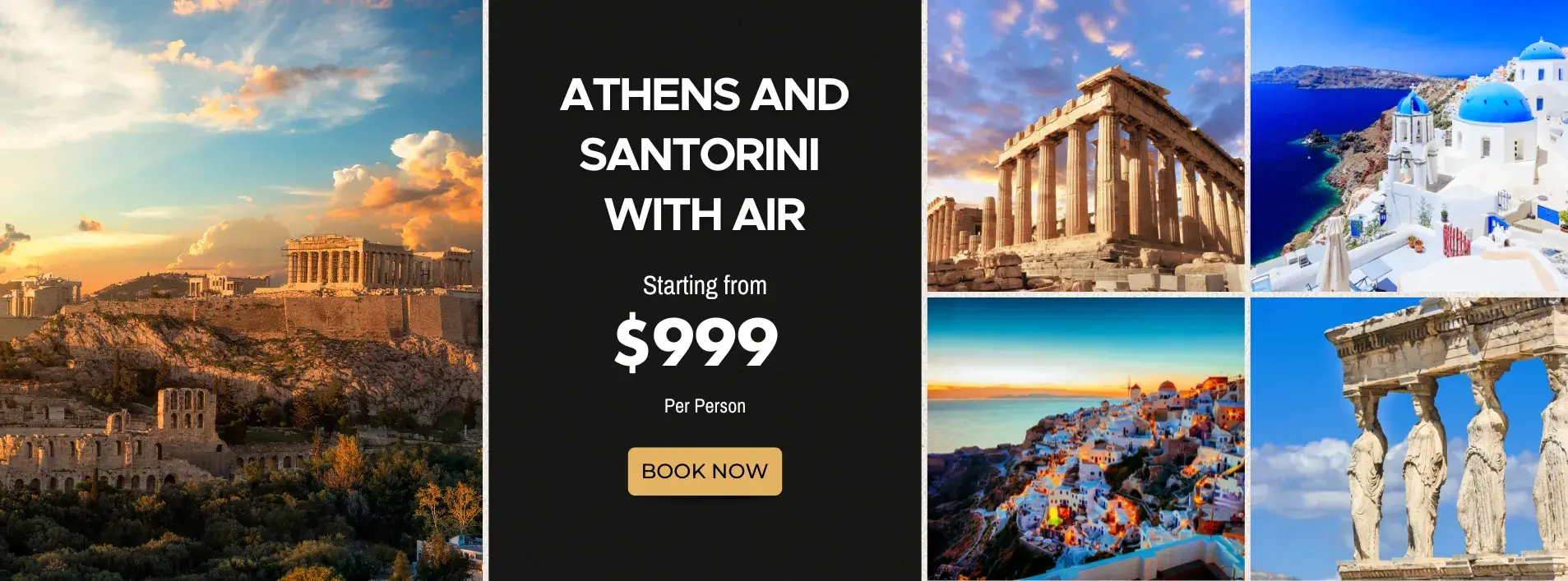 Athens and Santorini W/Air