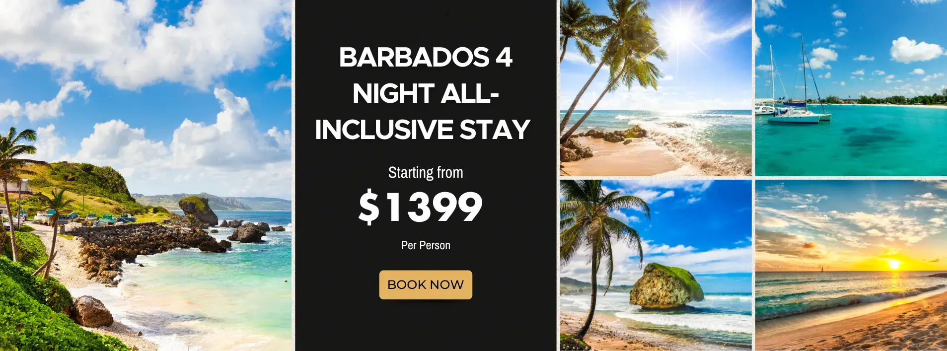 Barbados 4 Night All-Inclusive Stay W/Air