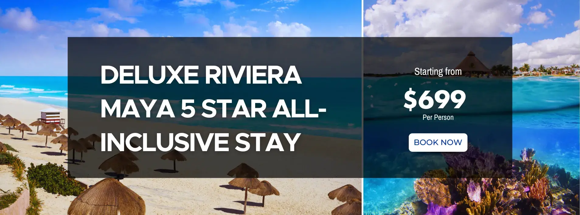 Deluxe Riviera Maya 5 Star All-Inclusive Stay W/Air