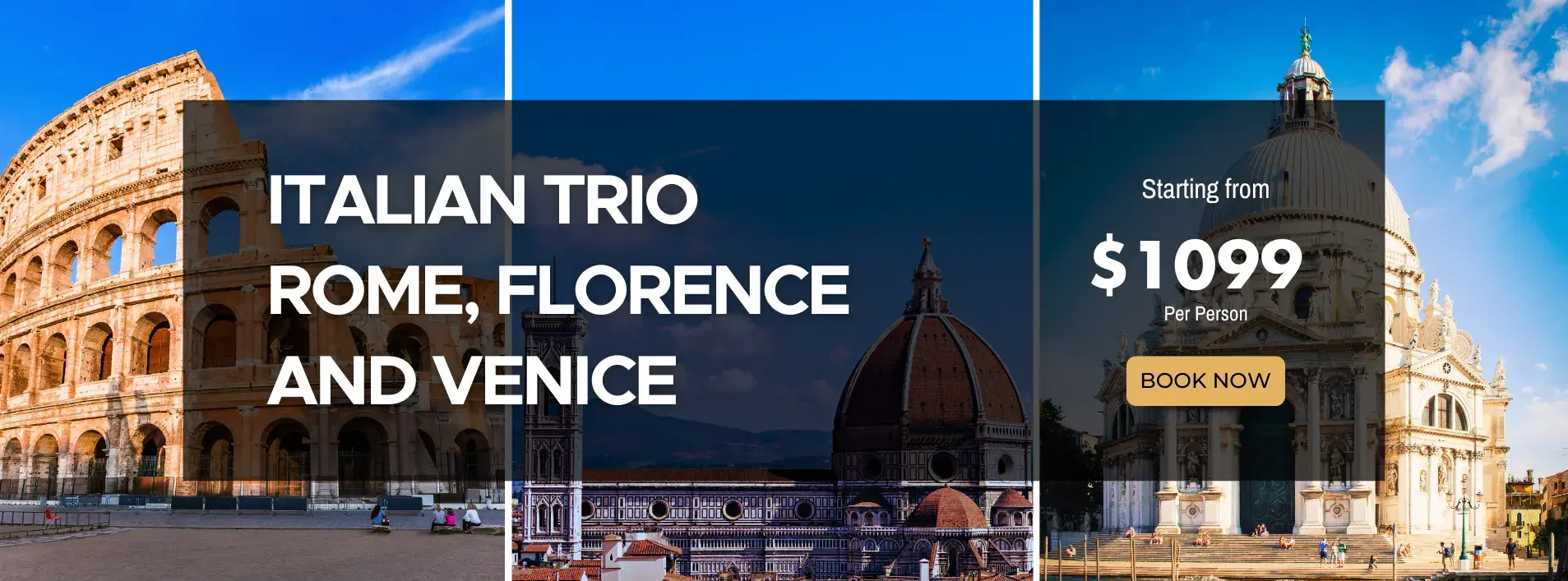 Italian Trio Rome, Florence and Venice