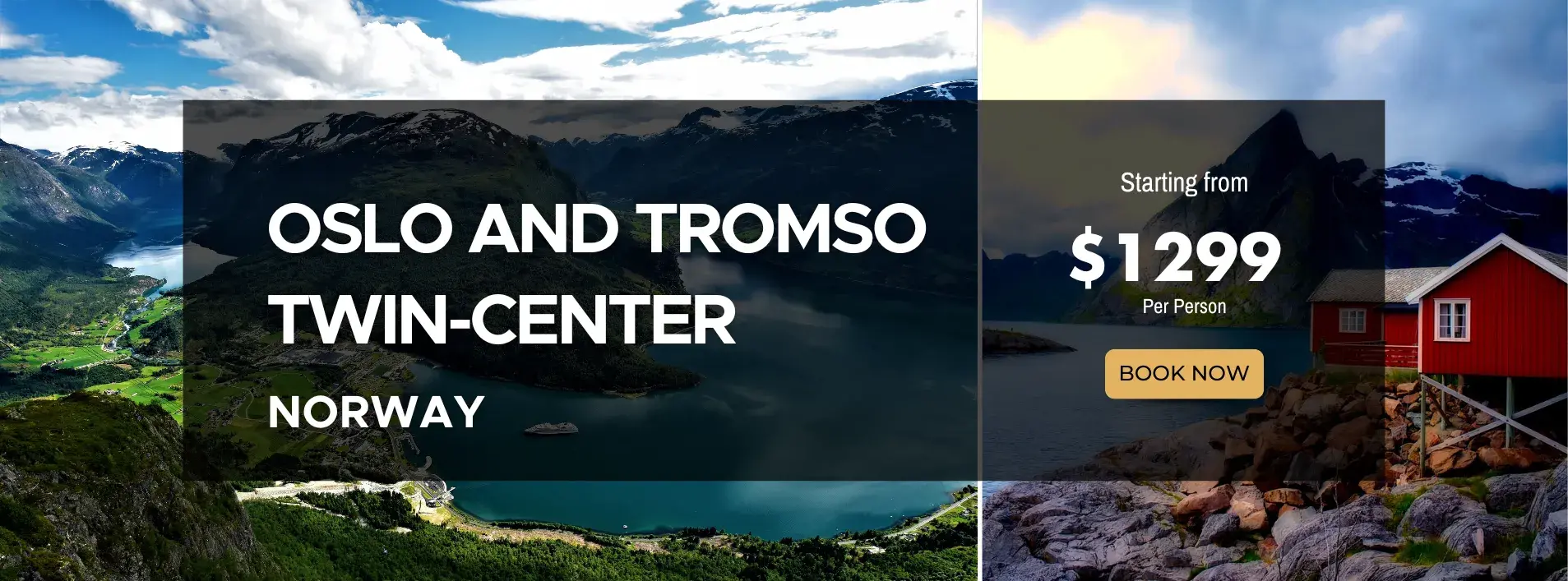 Oslo and Tromso Twin-Center W/Flights and Tours