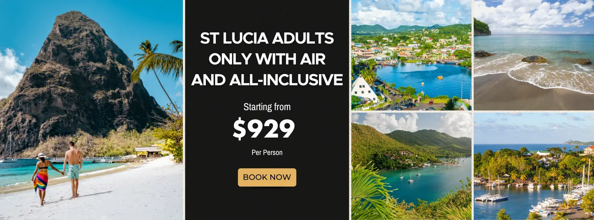 St Lucia Adults Only W/Air and All-Inclusive