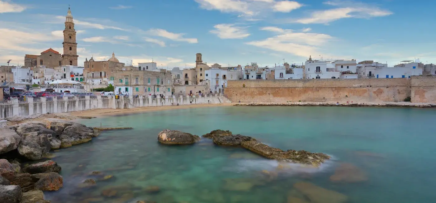 Monopoli view of Gambrinus Hotel Rome, Puglia