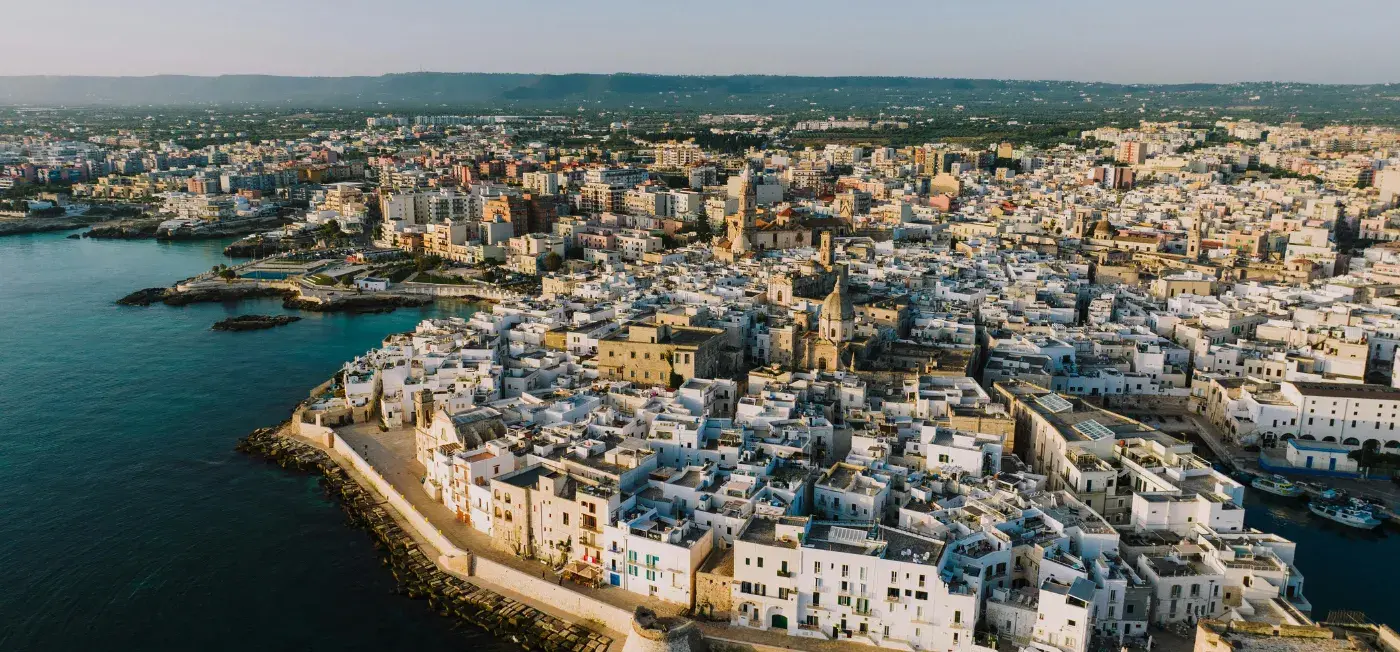 Aerial view of Gambrinus Hotel Rome, Puglia